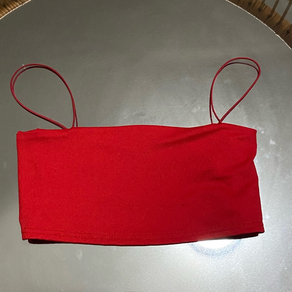 Red Crop Top